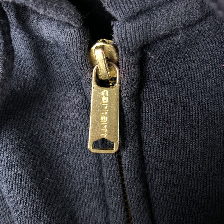 Carhartt Loose Fit Sweat Full Zip Hoodie, Men's XL cotton navy blue type Vintage Second Hand