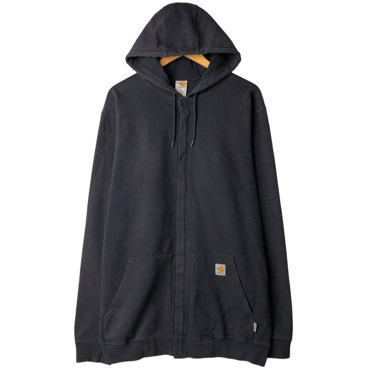 Carhartt FR Series Full-Zip Hoodie, Men's Size L cotton navy blue type Vintage Second Hand