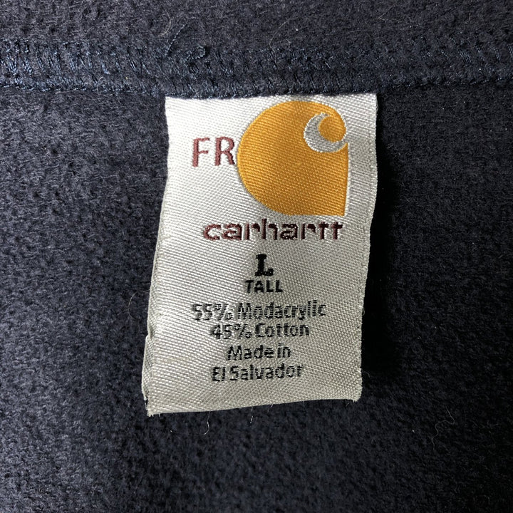 Carhartt FR Series Full-Zip Hoodie, Men's Size L cotton navy blue type Vintage Second Hand