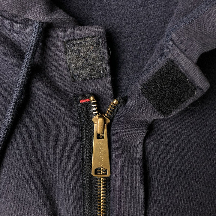 Carhartt FR Series Full-Zip Hoodie, Men's Size L cotton navy blue type Vintage Second Hand