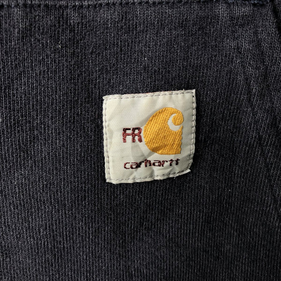 Carhartt FR Series Full-Zip Hoodie, Men's Size L cotton navy blue type Vintage Second Hand