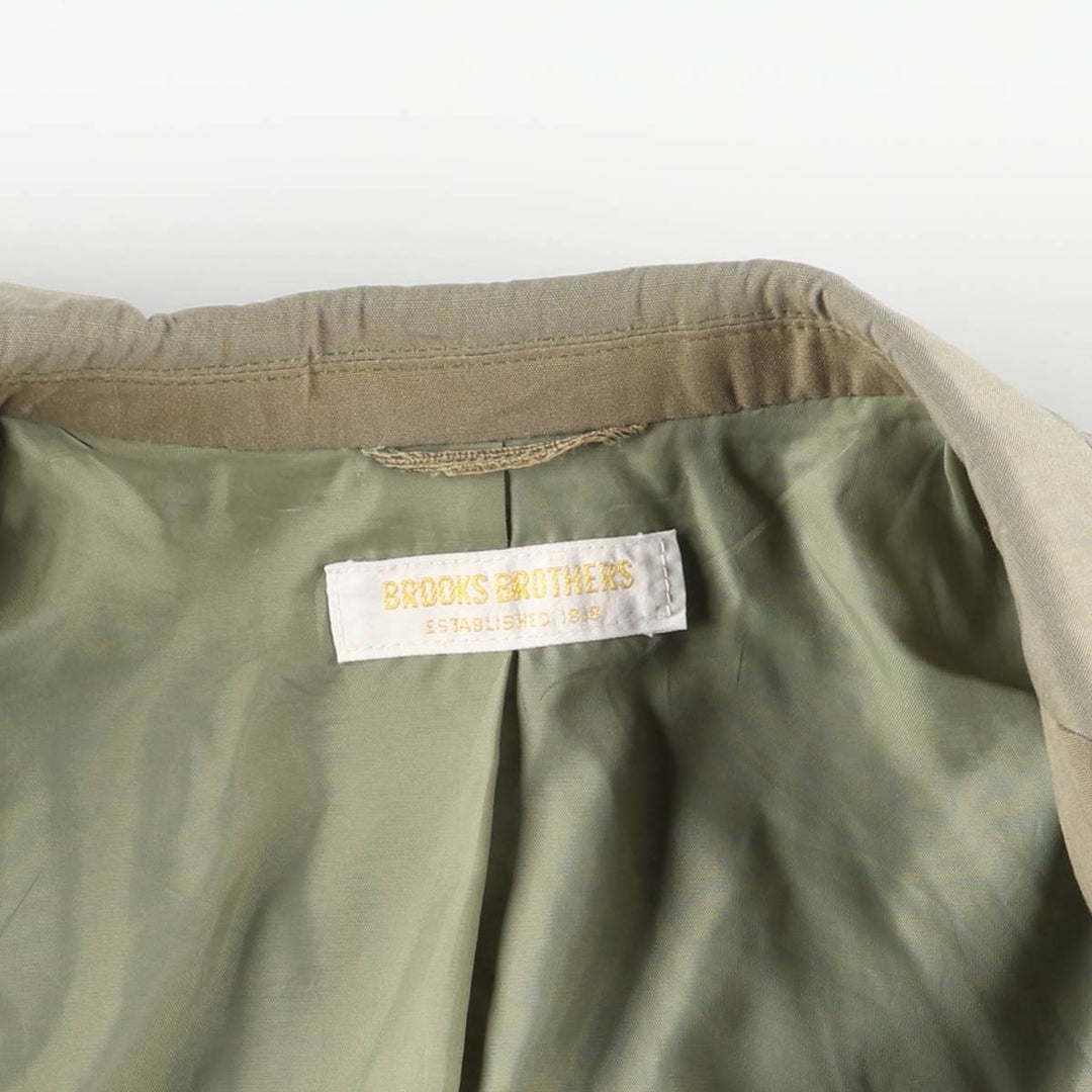 Brooks Brothers tailored jacket, men's size M (equivalent) unclear Khaki type beige Vintage Second Hand