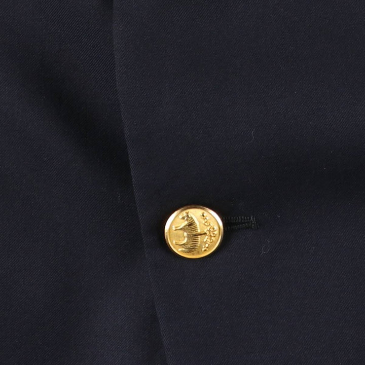 Brooks Brothers 346 Navy Blazer Tailored Jacket, Men's Size XL (approx.) wool navy blue type Vintage Second Hand