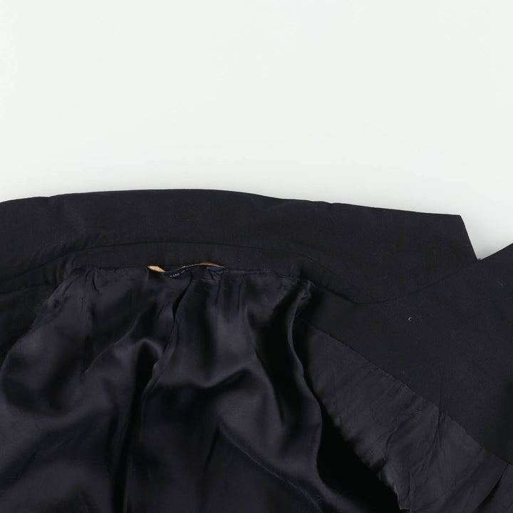 Brooks Brothers navy blazer, tailored jacket, made in Canada, men's size L equivalent. wool navy blue type Vintage Second Hand