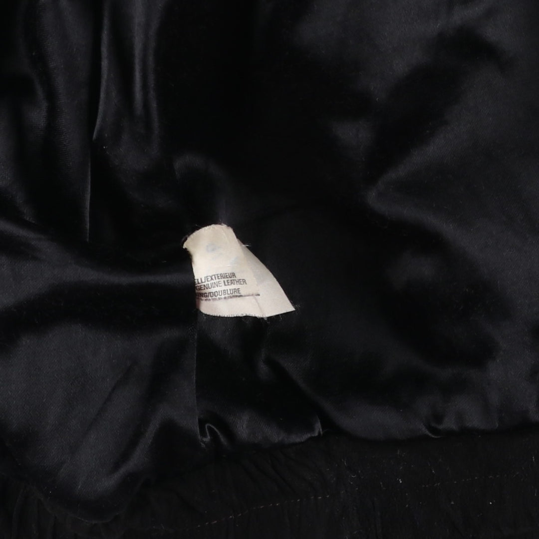 90'S Sharp Fashions Leather Blouson, Made in Canada, Men's Size Medium, Vintage genuine leather brown type Vintage Second Hand