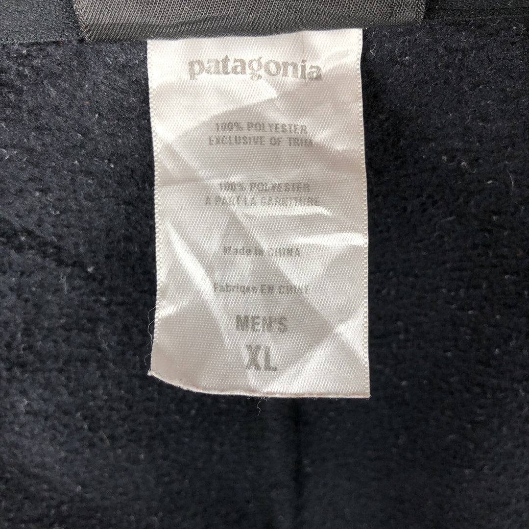 2000'S Patagonia Micro Synchilla Fleece Jacket 26512F7 Men's XL polyester black type Vintage Second Hand