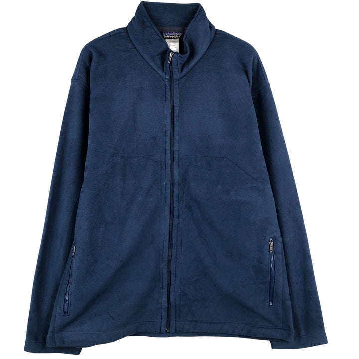 2000'S Patagonia Synchilla Fleece Jacket (26511F6), Men's XL polyester navy blue type Vintage Second Hand