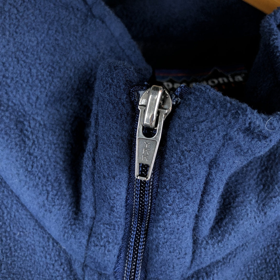 2000'S Patagonia Synchilla Fleece Jacket (26511F6), Men's XL polyester navy blue type Vintage Second Hand