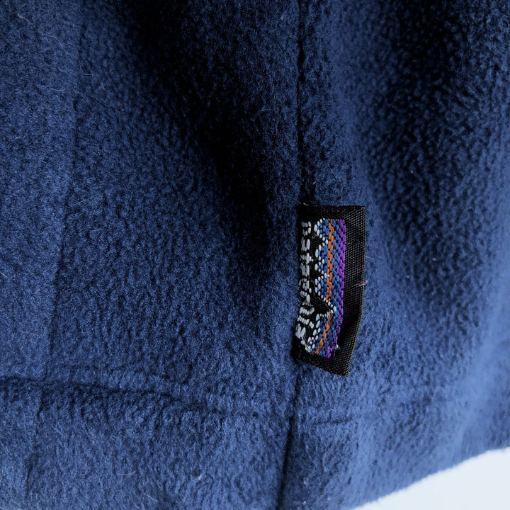 2000'S Patagonia Synchilla Fleece Jacket (26511F6), Men's XL polyester navy blue type Vintage Second Hand