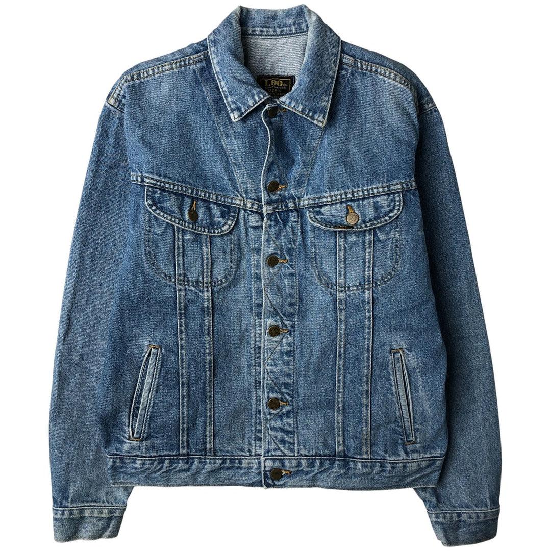 Lee denim jacket, men's size L unclear blue type Vintage Second Hand