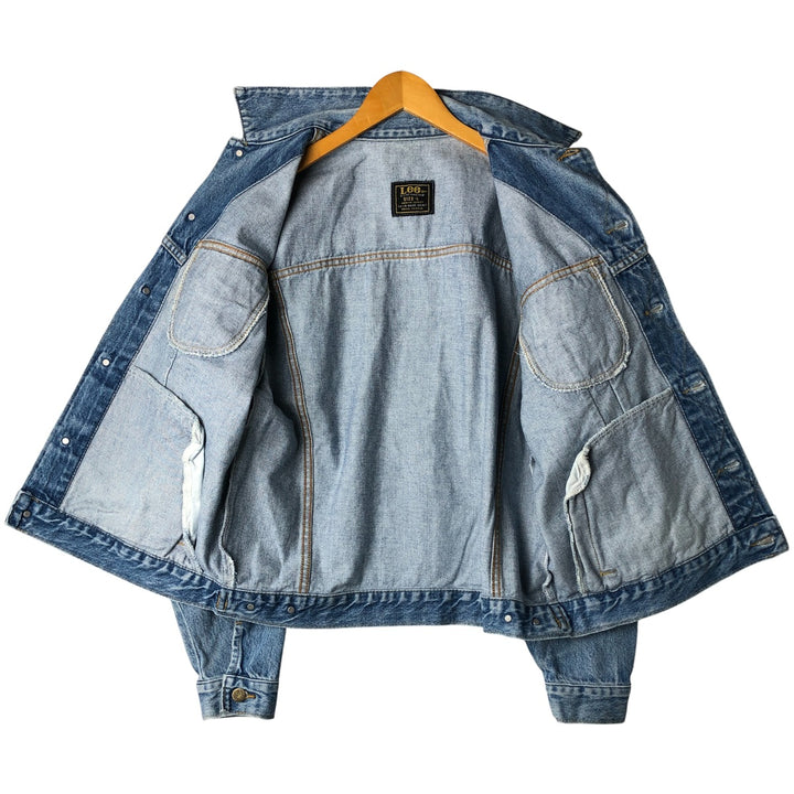 Lee denim jacket, men's size L unclear blue type Vintage Second Hand