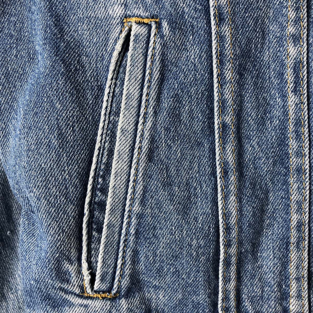Lee denim jacket, men's size L unclear blue type Vintage Second Hand