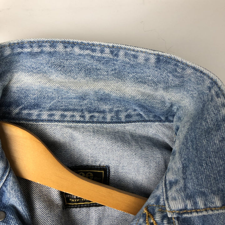Lee denim jacket, men's size L unclear blue type Vintage Second Hand