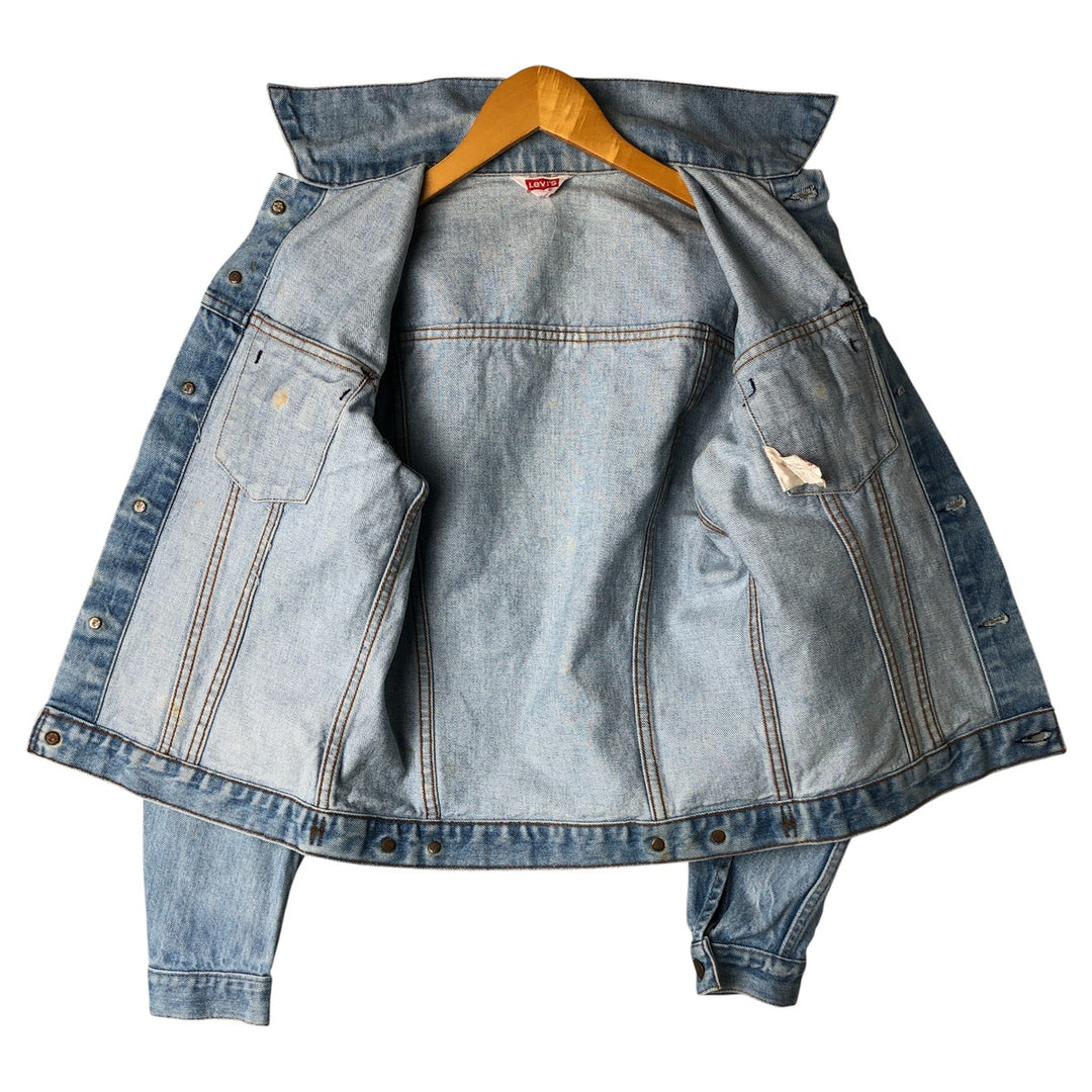 Levi's Euro Model Denim Jacket, Made in France, Men's Size L unclear blue type Vintage Second Hand