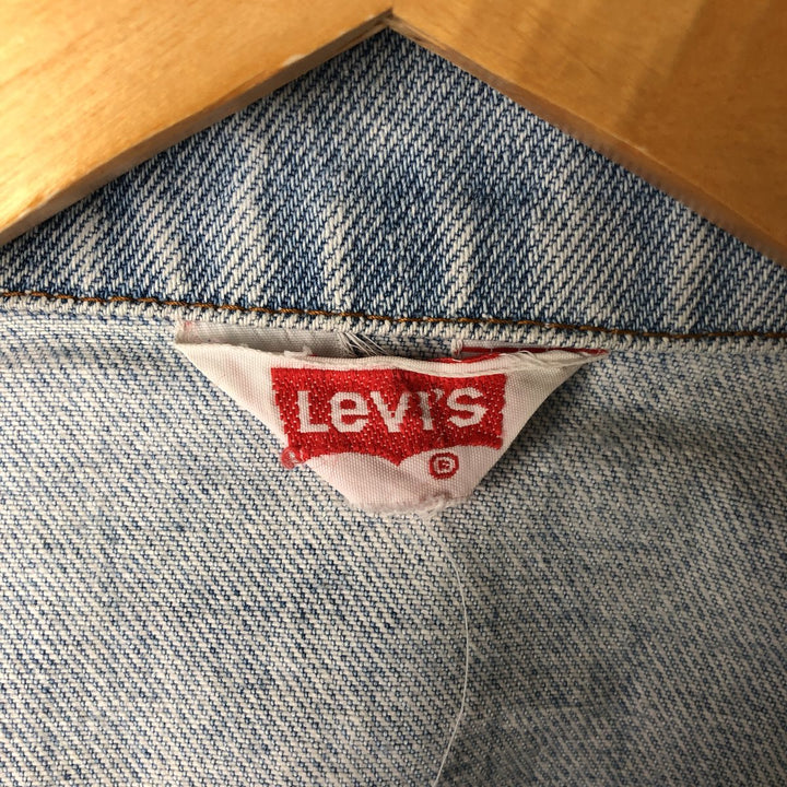 Levi's Euro Model Denim Jacket, Made in France, Men's Size L unclear blue type Vintage Second Hand