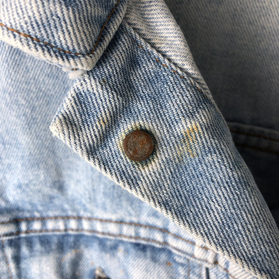 Levi's Euro Model Denim Jacket, Made in France, Men's Size L unclear blue type Vintage Second Hand