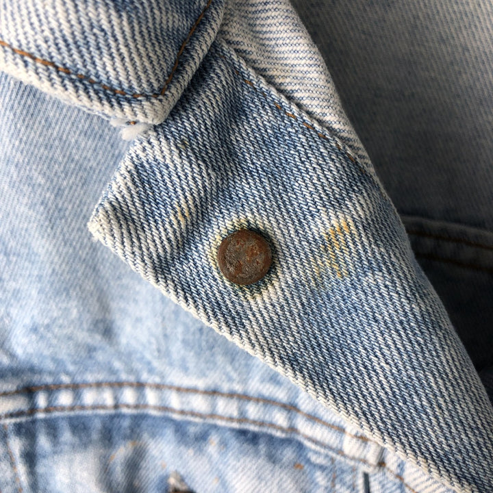 Levi's Euro Model Denim Jacket, Made in France, Men's Size L unclear blue type Vintage Second Hand
