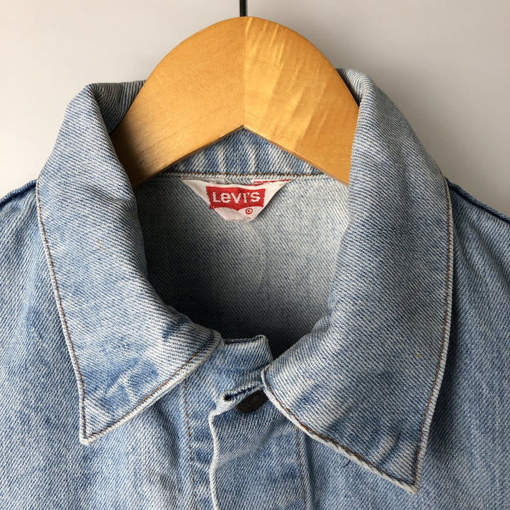 Levi's Euro Model Denim Jacket, Made in France, Men's Size L unclear blue type Vintage Second Hand