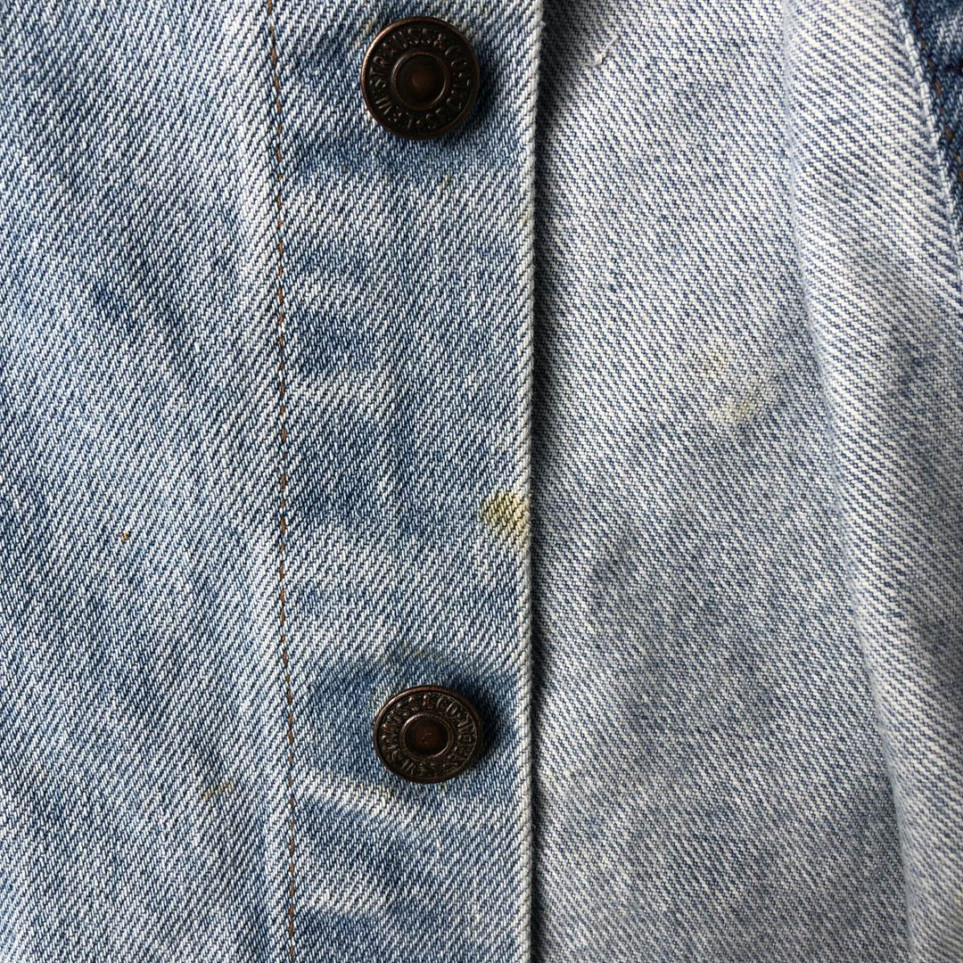 Levi's Euro Model Denim Jacket, Made in France, Men's Size L unclear blue type Vintage Second Hand