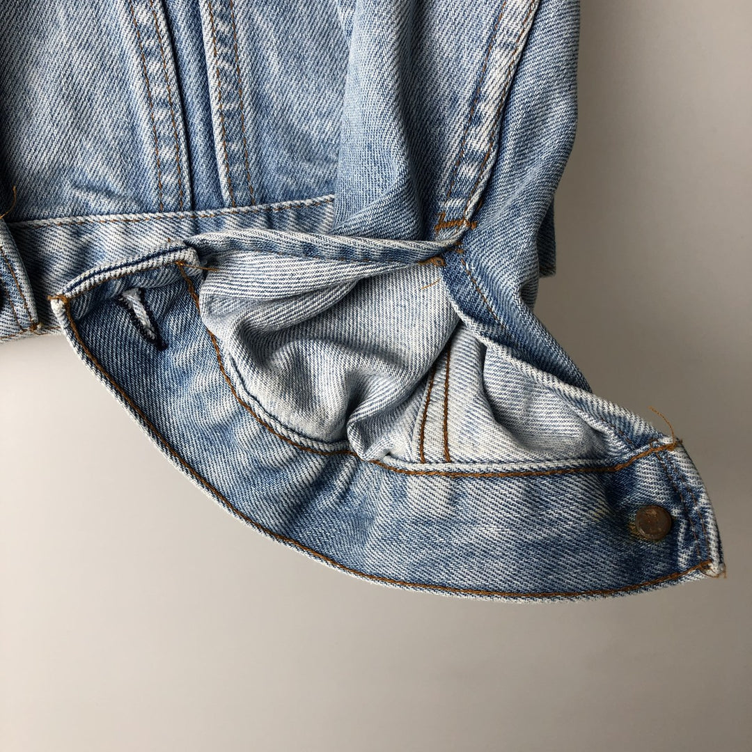 Levi's Euro Model Denim Jacket, Made in France, Men's Size L unclear blue type Vintage Second Hand