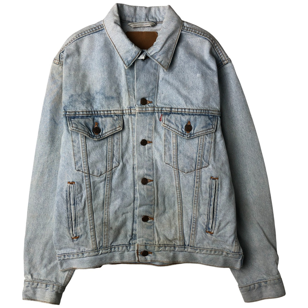 90'S Levi's 70507-0313 Denim Jacket, Men's Medium, Vintage cotton blue type Vintage Second Hand