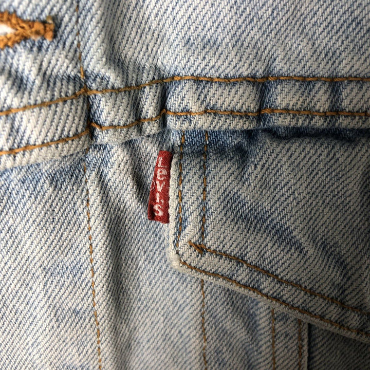 90'S Levi's 70507-0313 Denim Jacket, Men's Medium, Vintage cotton blue type Vintage Second Hand