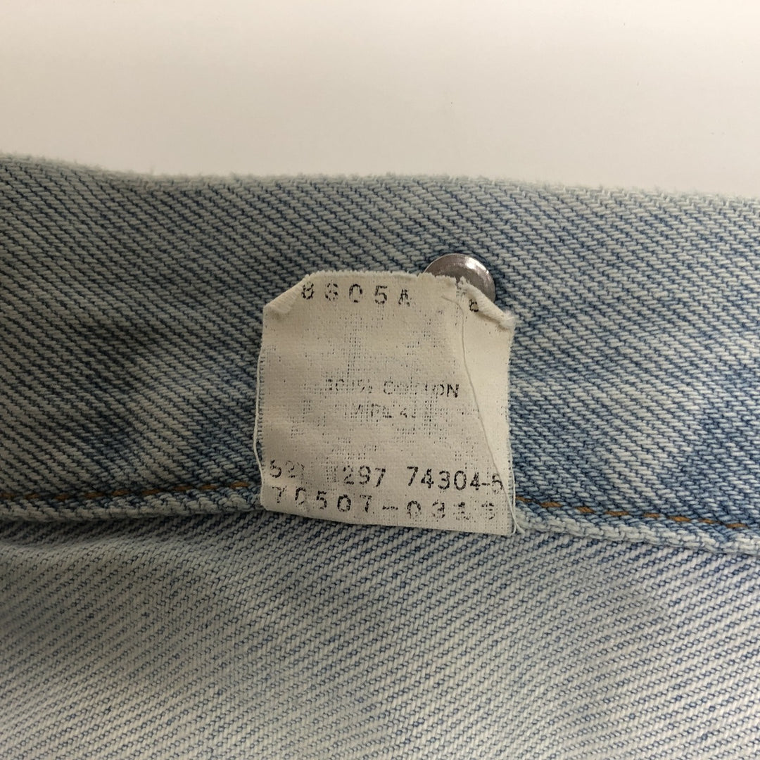 90'S Levi's 70507-0313 Denim Jacket, Men's Medium, Vintage cotton blue type Vintage Second Hand