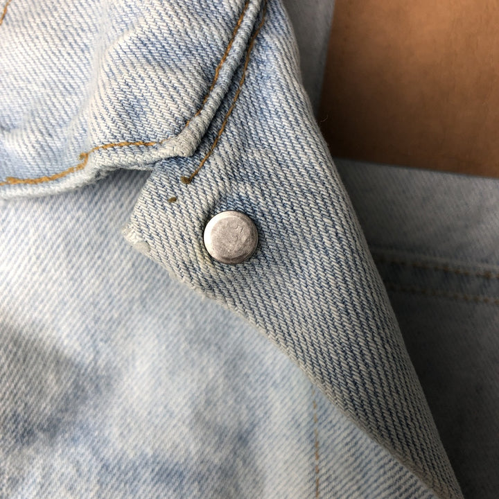 90'S Levi's 70507-0313 Denim Jacket, Men's Medium, Vintage cotton blue type Vintage Second Hand