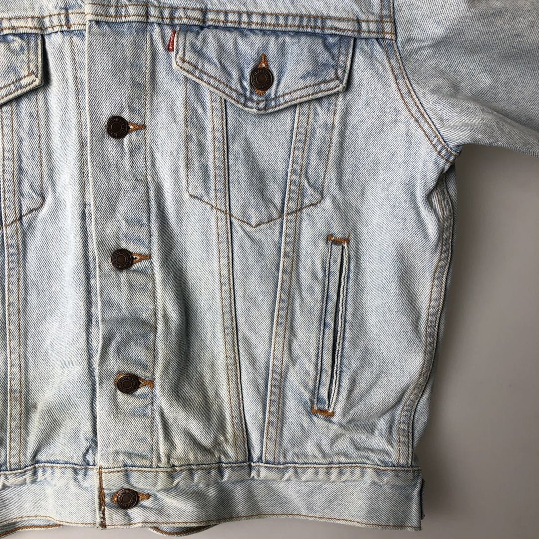 90'S Levi's 70507-0313 Denim Jacket, Men's Medium, Vintage cotton blue type Vintage Second Hand