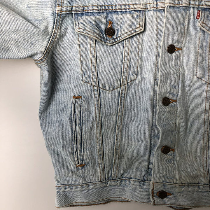 90'S Levi's 70507-0313 Denim Jacket, Men's Medium, Vintage cotton blue type Vintage Second Hand