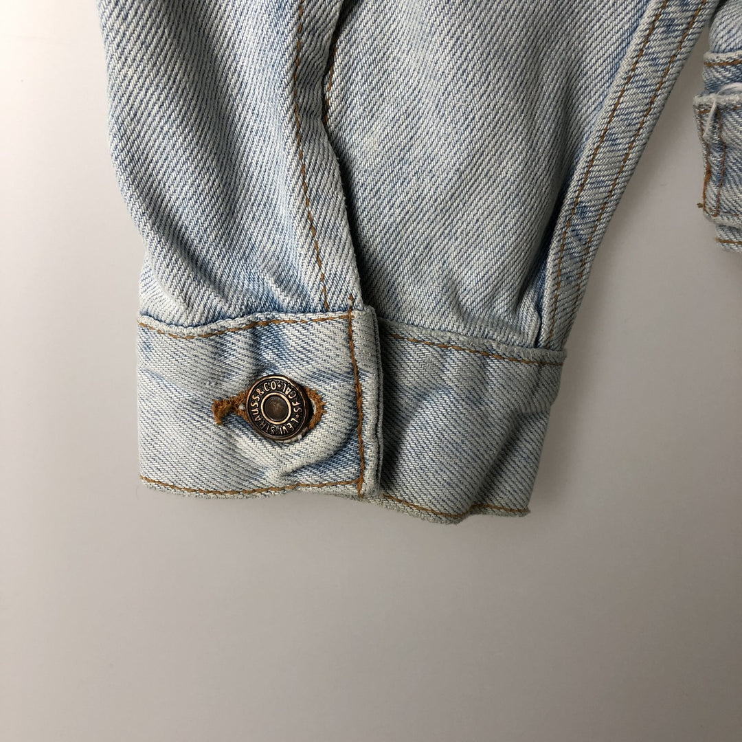 90'S Levi's 70507-0313 Denim Jacket, Men's Medium, Vintage cotton blue type Vintage Second Hand