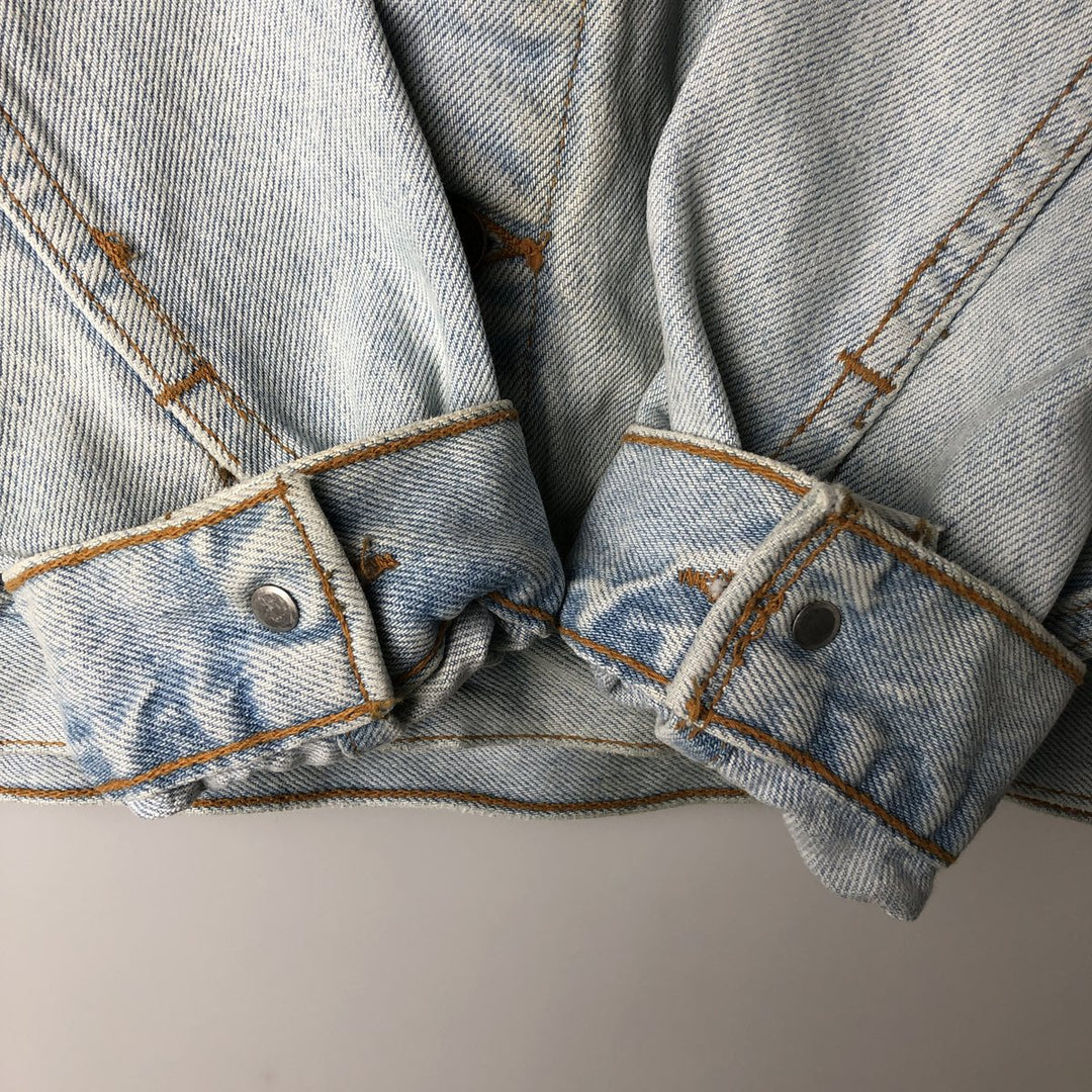 90'S Levi's 70507-0313 Denim Jacket, Men's Medium, Vintage cotton blue type Vintage Second Hand