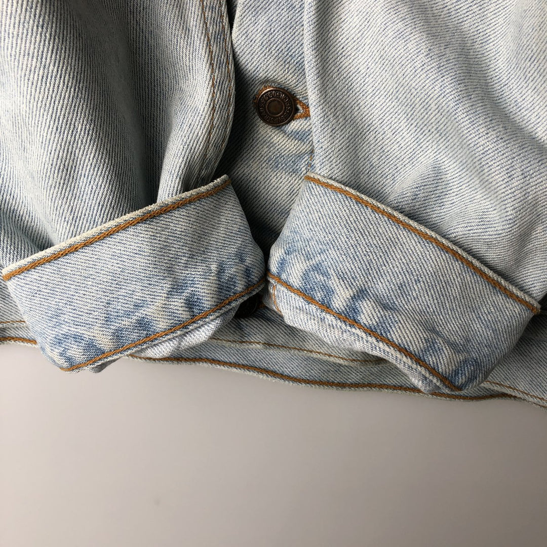 90'S Levi's 70507-0313 Denim Jacket, Men's Medium, Vintage cotton blue type Vintage Second Hand