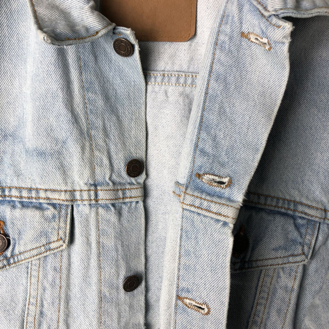 90'S Levi's 70507-0313 Denim Jacket, Men's Medium, Vintage cotton blue type Vintage Second Hand