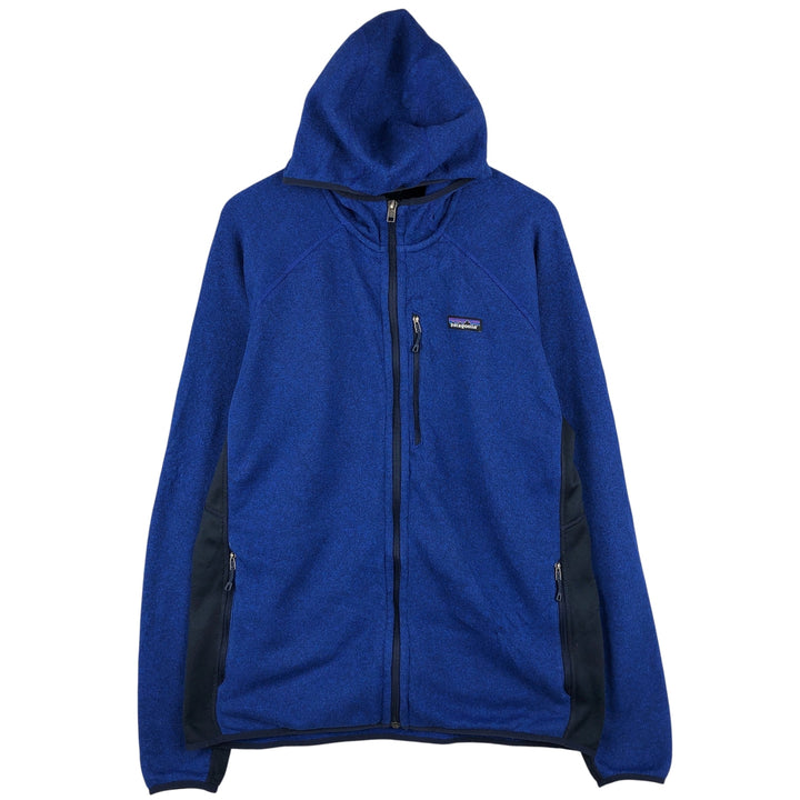 Patagonia Performance Better Sweater Hoody 25960FA17 Fleece Full-Zip Hoodie, Men's XL polyester blue type Vintage Second Hand