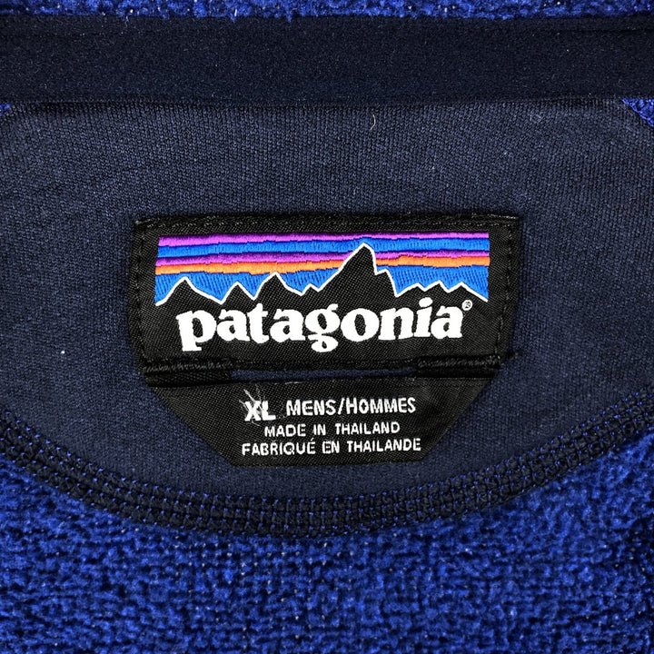 Patagonia Performance Better Sweater Hoody 25960FA17 Fleece Full-Zip Hoodie, Men's XL polyester blue type Vintage Second Hand