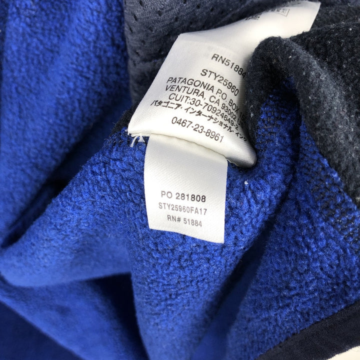 Patagonia Performance Better Sweater Hoody 25960FA17 Fleece Full-Zip Hoodie, Men's XL polyester blue type Vintage Second Hand