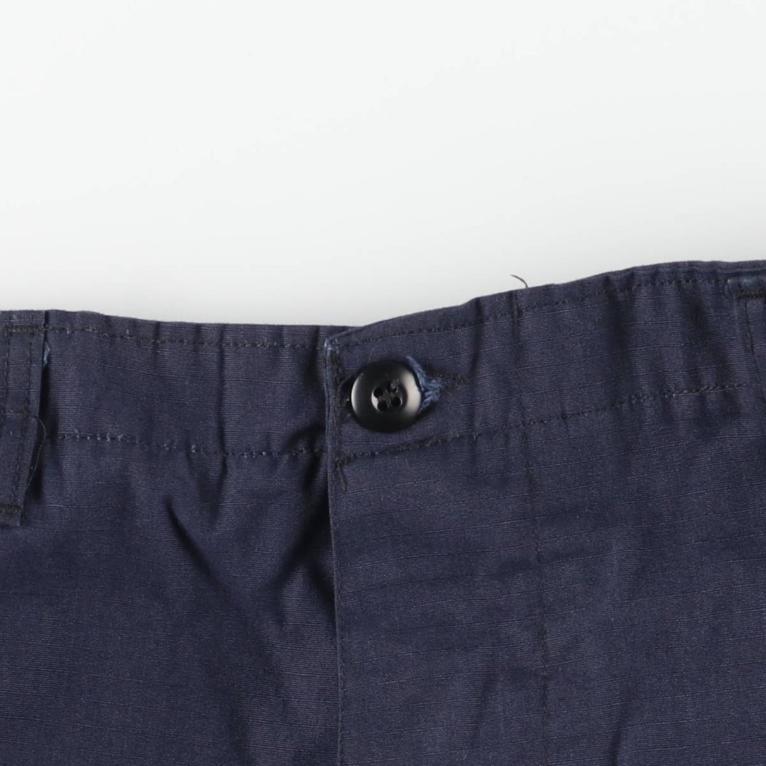 Civilian Combat Cloth Ripstop Military Cargo Pants, Made in USA, X-Large, Regular, Men's XL polyester navy blue type Vintage Second Hand