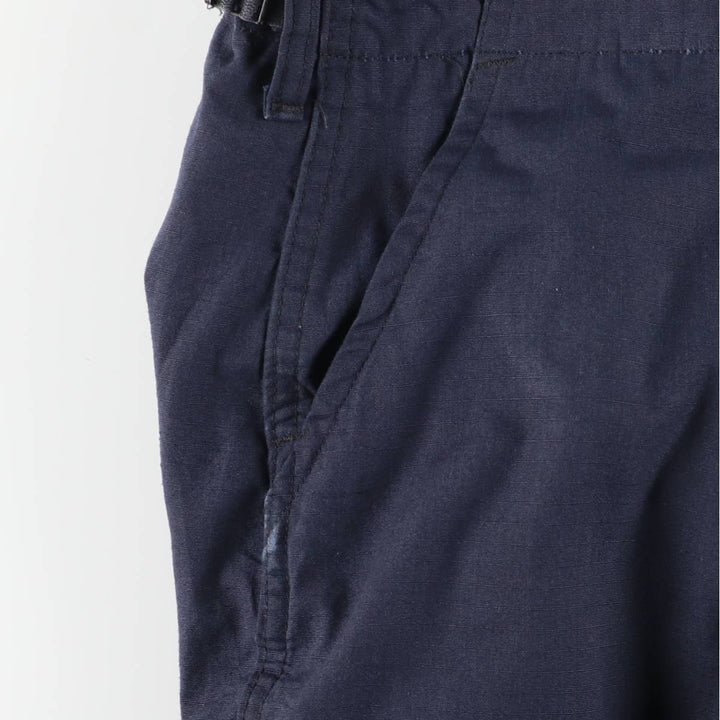Civilian Combat Cloth Ripstop Military Cargo Pants, Made in USA, X-Large, Regular, Men's XL polyester navy blue type Vintage Second Hand