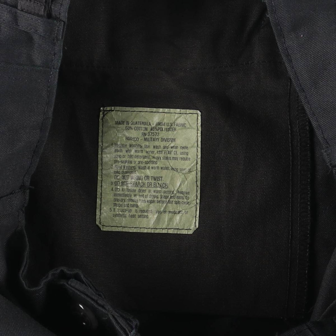 Civilian Military Cargo Pants Men's W34 equivalent cotton black type Vintage Second Hand