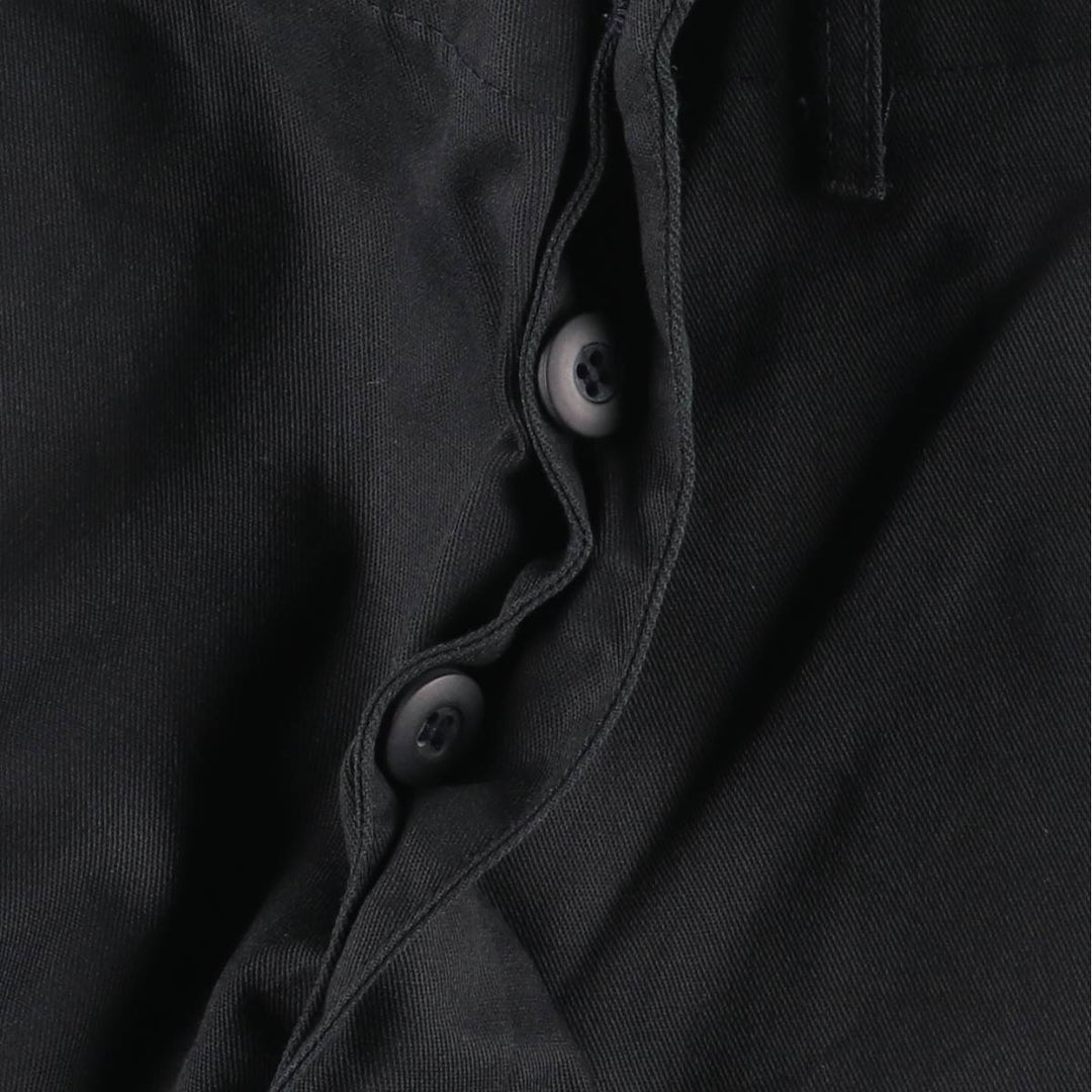 Civilian Military Cargo Pants Men's W34 equivalent cotton black type Vintage Second Hand