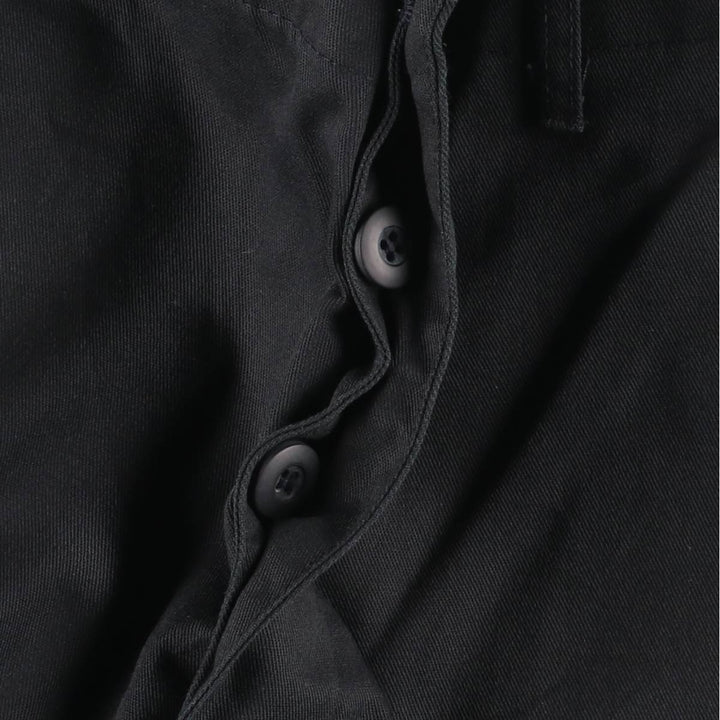 Civilian Military Cargo Pants Men's W34 equivalent cotton black type Vintage Second Hand