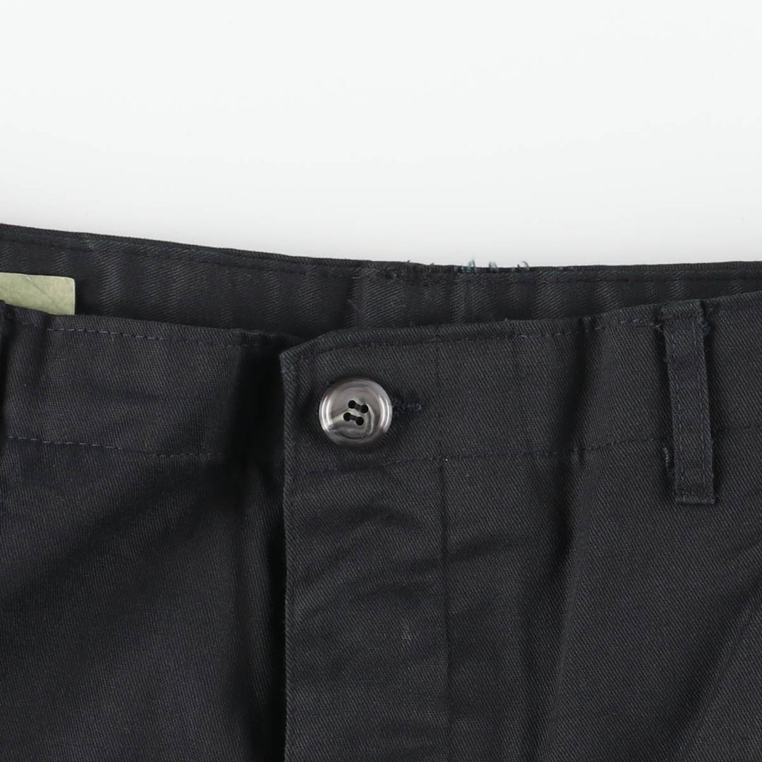 Civilian Military Cargo Pants Men's W34 equivalent cotton black type Vintage Second Hand