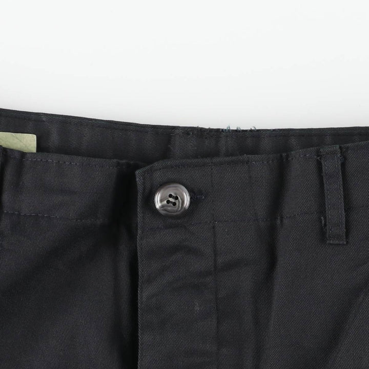 Civilian Military Cargo Pants Men's W34 equivalent cotton black type Vintage Second Hand