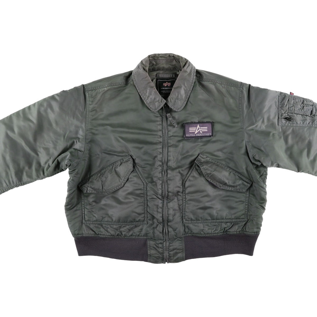 Civilian Alpha CWU-45 Nylon Khaki type Vintage Second Hand