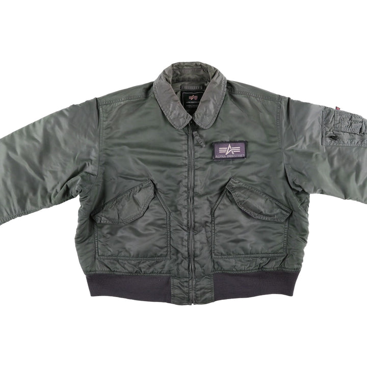 Civilian Alpha CWU-45 Nylon Khaki type Vintage Second Hand
