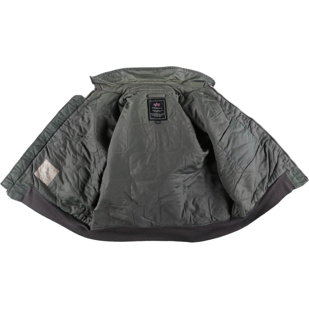 Civilian Alpha CWU-45 Nylon Khaki type Vintage Second Hand