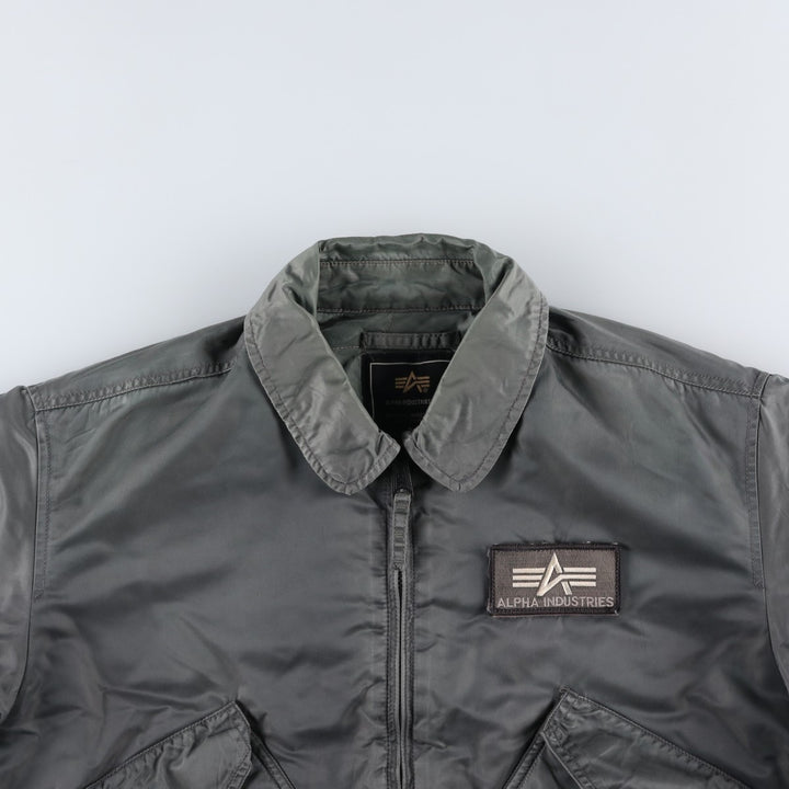 Civilian Alpha CWU-45 Nylon Khaki type Vintage Second Hand
