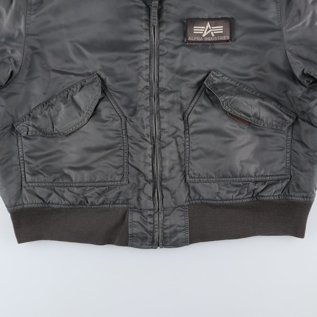 Civilian Alpha CWU-45 Nylon Khaki type Vintage Second Hand
