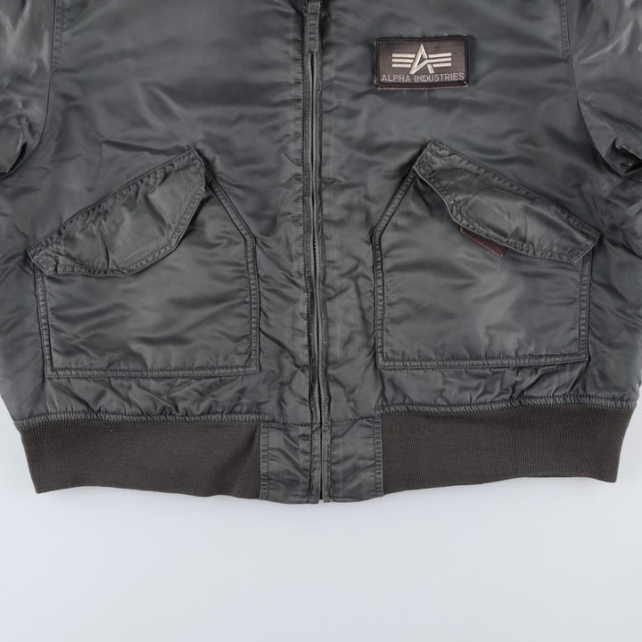 Civilian Alpha CWU-45 Nylon Khaki type Vintage Second Hand